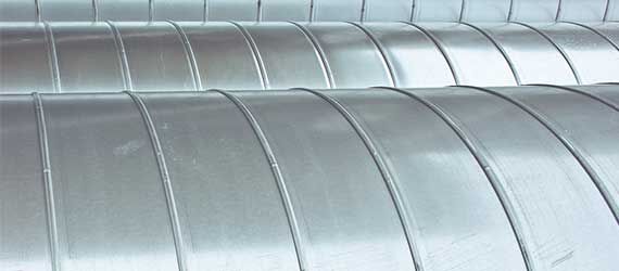 عایق الاستومری کانال اسپیرال گالوانیزه