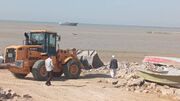 آزادسازی ۱۵ هکتار از نوار ساحلی شهر تاریخی لافت در جزیره قشم