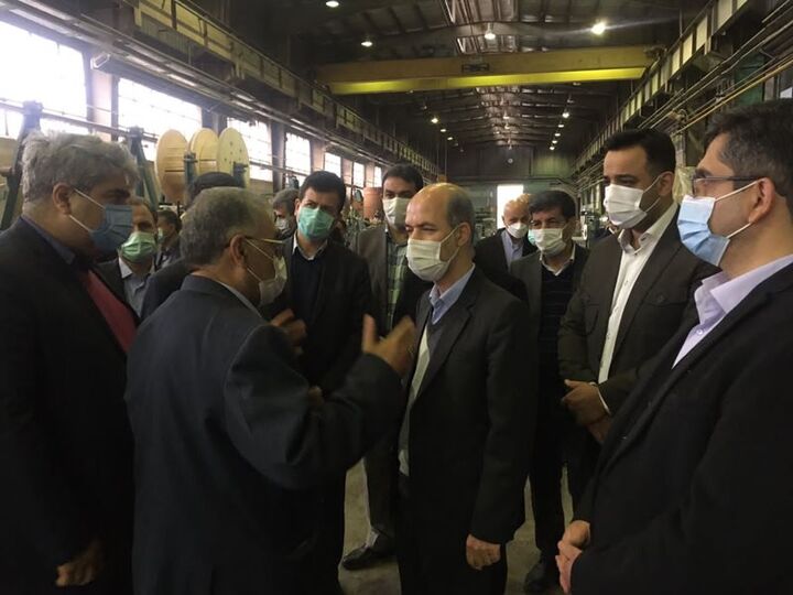 بازدید وزیر نیرو از شرکت تعمیرات نیروگاهی ایران
