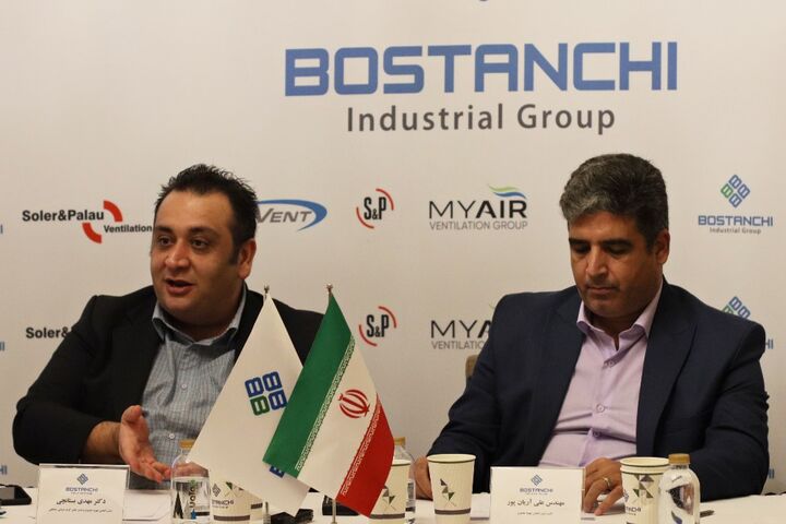مهدی بستانچی رییس انجمن تولیدکنندگان سیستم های تهویه مطبوع ایران
