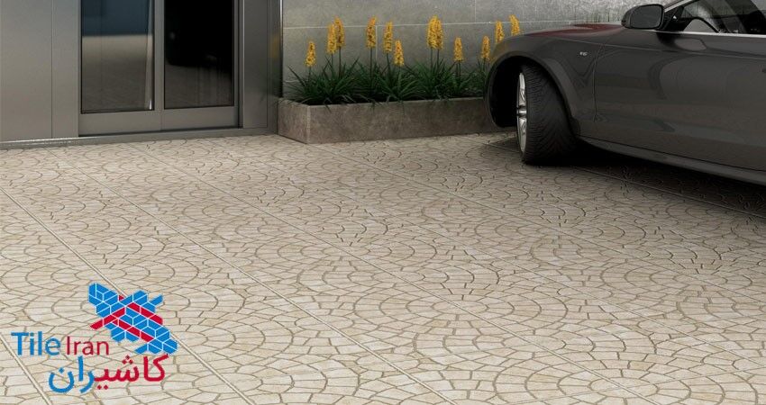 سرامیک کف | جدیدترین مدل سرامیک کف حیاط در کاشیران