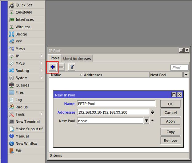 آموزش راه اندازی سرور PPTP VPN توسط روتر میکروتیک