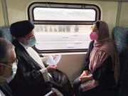 سفر رئیس جمهور از طریق مترو به البرز