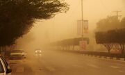 غلظت گرد و غبار در مهران ۱۷ برابر حد مجاز است