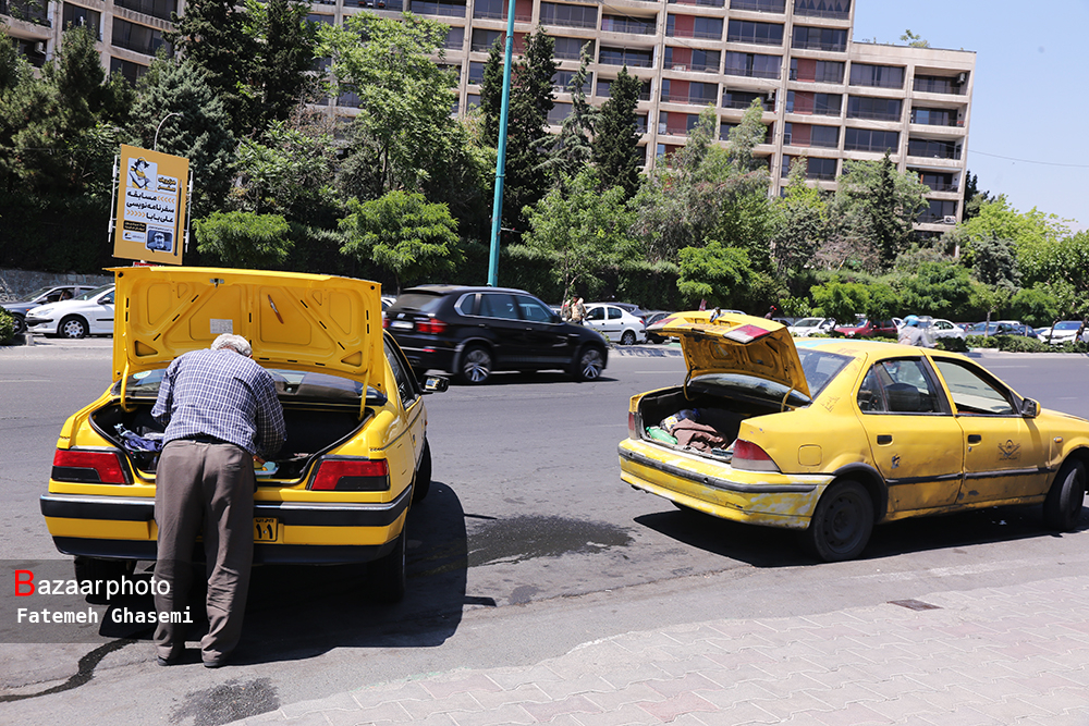 تردد ۴۰ هزار تاکسی فرسوده در تهران