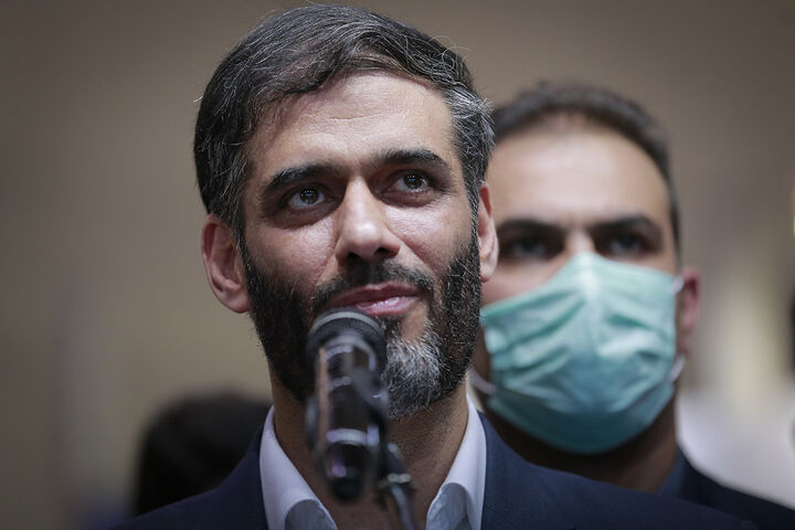 سعید محمد ، مشاور رییس جمهور و دبیر شورایعالی مناطق آزاد و ويژه اقتصادی در بیست و ششمین نمایشگاه بین المللی نفت