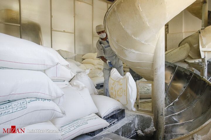 ظرفیت سیلویی کارخانه های آرد مازندران ۱۸۰ هزار تن است