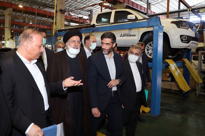 رئیس جمهور از کارخانه ارس خودرو دیزل بازدید کرد