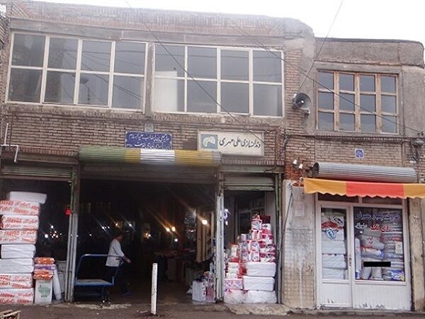 کهنه بازار حاج یوسف اردبیل فرو ریخت