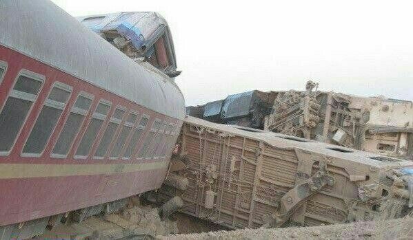 شمار فوتی های حادثه  قطار مشهد- یزد به ۱۷ نفر رسید
