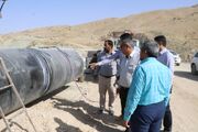 بازدید مسئولان از روند اجرای پروژه آبرسانی از سد تالوار به همدان