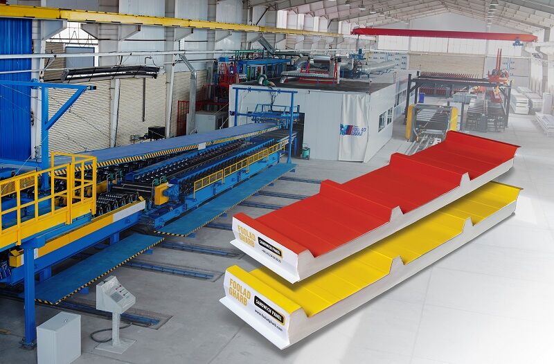 تولید ساندویچ پانل پلی اورتان با کاغذ ضد آب برای اولین بار در کشور