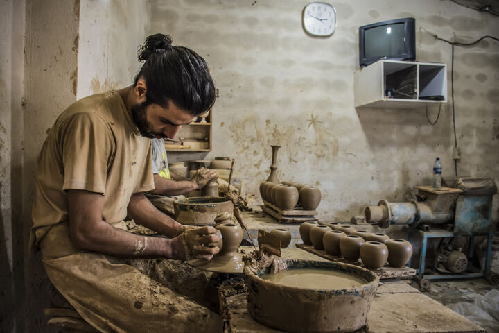 سفالگری؛ جادوی آب، خاک و رنگ