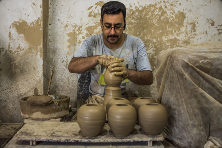 سفالگری؛ جادوی آب، خاک و رنگ