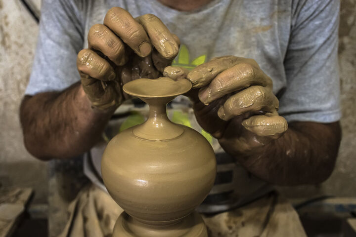 سفالگری؛ جادوی آب، خاک و رنگ