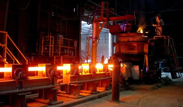 افزایش ۶ درصدی تولید فولاد ایران در فروردین ۱۴۰۲