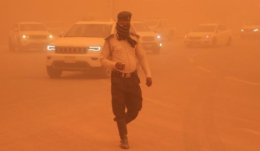 ثبت ۵۰۰ مورد خفگی بر اثر گرد و غبار شدید در عراق