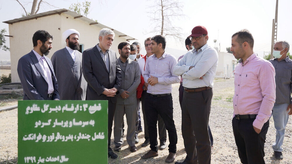 باغ خشکباری نیمه متراکم و هوشمند در استان البرز افتتاح شد