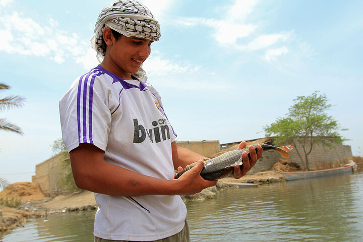 امرار و معاش در تالاب شادگان
