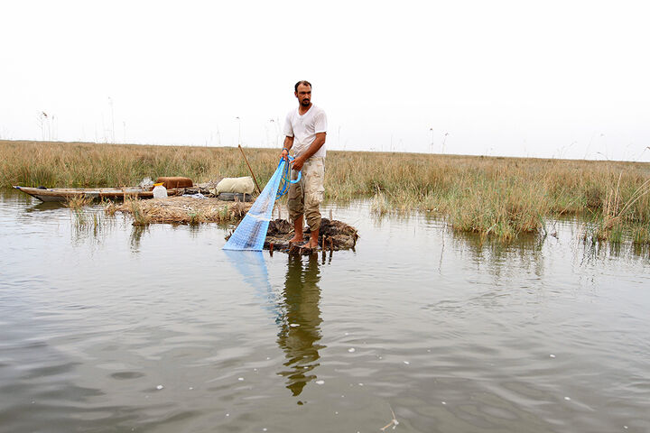 امرار و معاش در تالاب شادگان