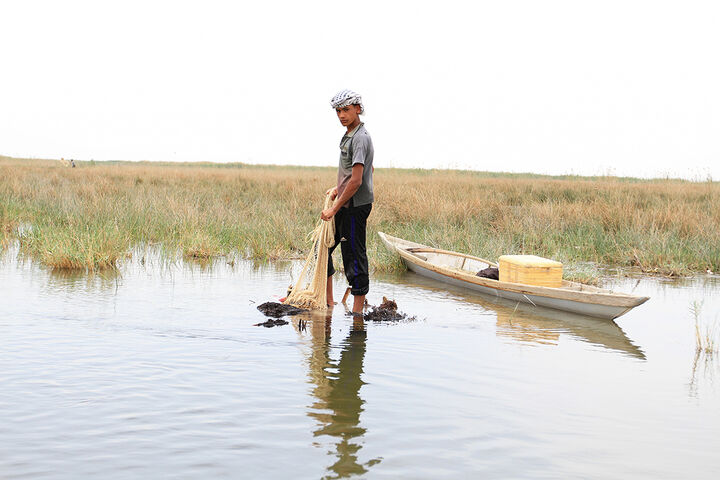 امرار و معاش در تالاب شادگان