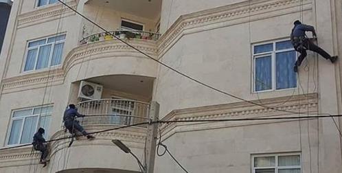 راپل اب بندی نما با طناب