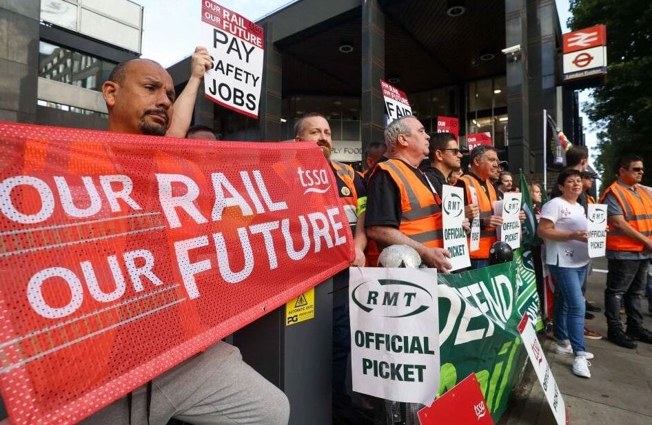 اعتصاب رانندگان قطار در انگلیس