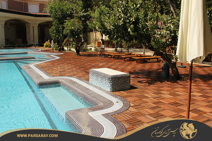 ترموود به منظور طراحی فضای استخر