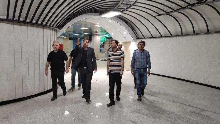 پیشرفت فیزیکی ۹۹ درصدی ایستگاه ۱۵ خط یک مترو تبریز  پیشرفت فیزیکی ۹۹ درصدی ایستگاه ۱۵ خط یک مترو تبریز