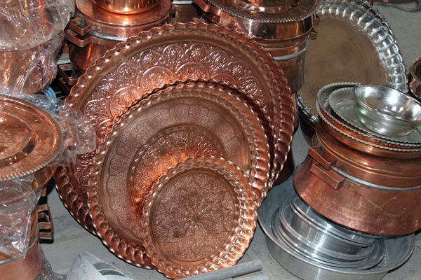 صنعت مس زنجان و بازار گران مواد اولیه| ۱۲۵۰ کارگاه مسگری در زنجان فعال است