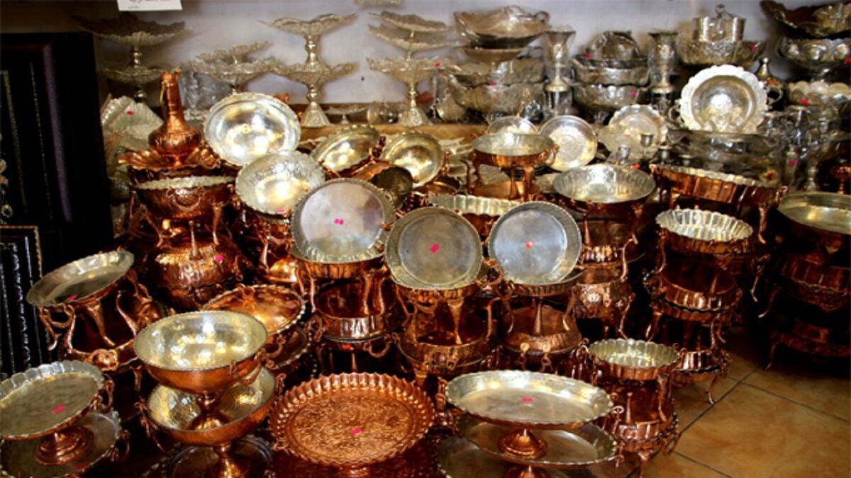 صنعت مس زنجان و بازار گران مواد اولیه| ۱۲۵۰ کارگاه مسگری در زنجان فعال است