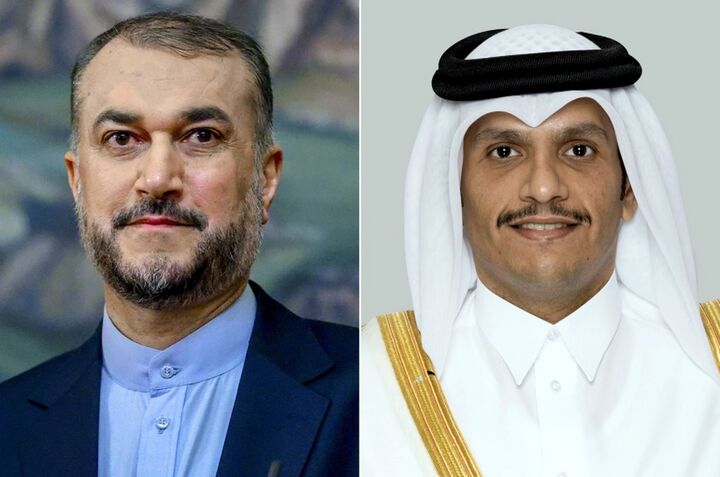  وزرای خارجه قطر و ایران درباره احیای توافق هسته ای گفتگو کردند