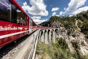 راه اندازی بزرگترین قطار گردشگری مسافری جهان به طول ۱.۹ کیلومتر در سوئیس