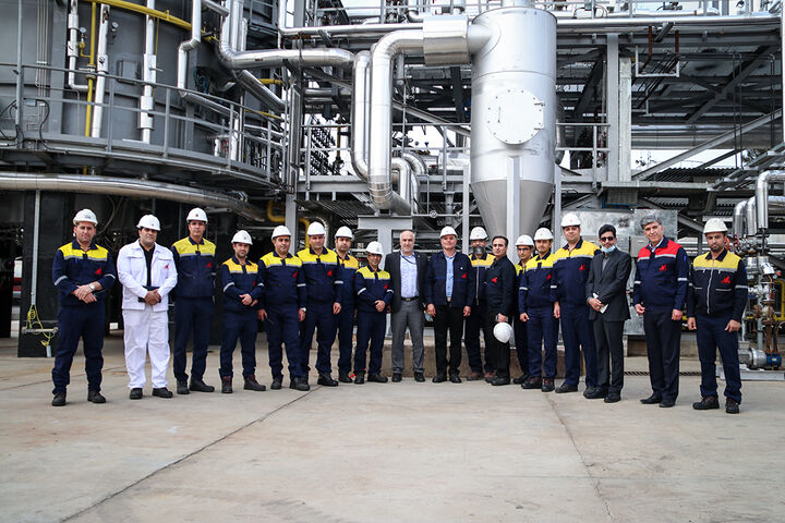 افتتاح فاز دوم پروژه افزایش ظرفیت تولید شرکت نفت پارس