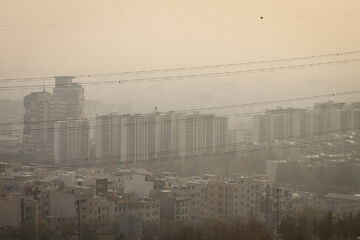 وضعیت هوای تهران نارنجی شد| افزایش شاخص ذرات معلق