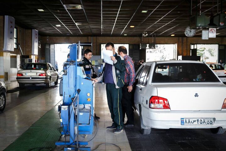 افزایش پذیرش اینترنتی خودروها در مراکز معاینه فنی تهران 