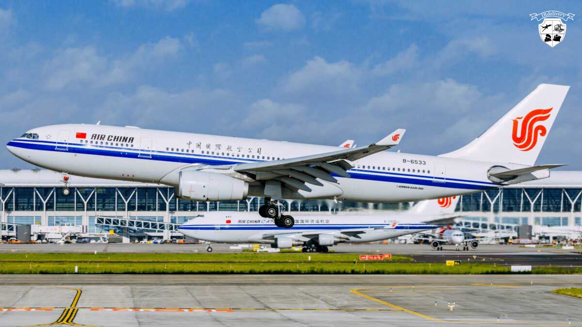 حمل هوایی از چین به دبی