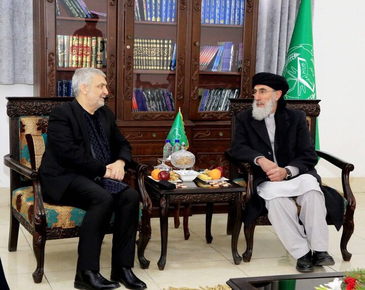 دیدار «کاظمی قمی» با رهبر حزب اسلامی افغانستان دیدار «کاظمی قمی» با رهبر حزب اسلامی افغانستان