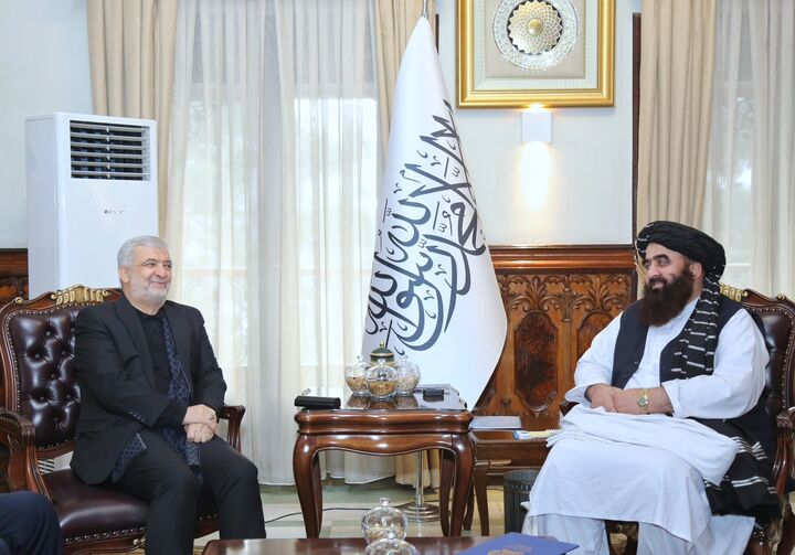 دیدار سفیر جدید ایران در کابل با وزیر خارجه دولت سرپرست طالبان افغانستان