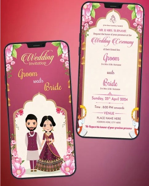 کارت عروسی دیجیتال