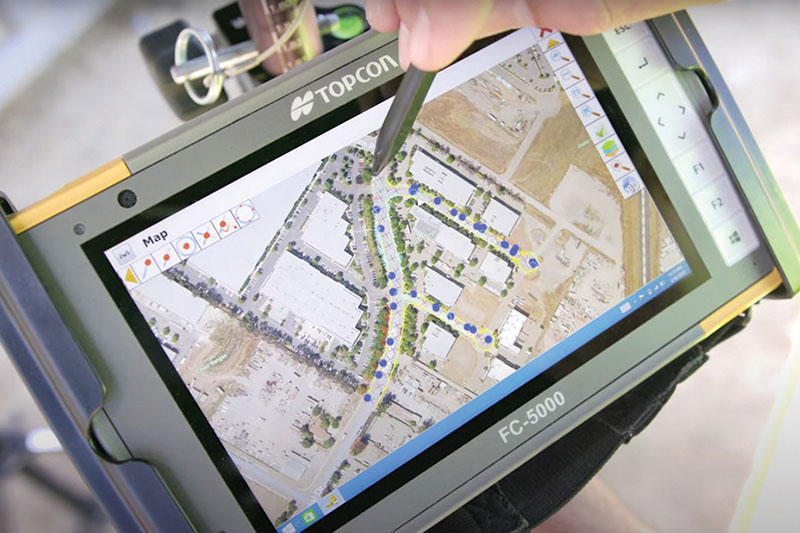 تعیین مساحت زمین