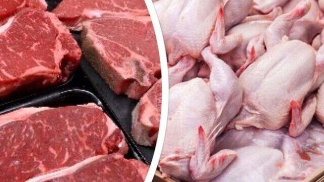 ۱۴ هزار و ۵۰۰ تن گوشت قرمز و مرغ منجمد در تهران توزیع می‌شود