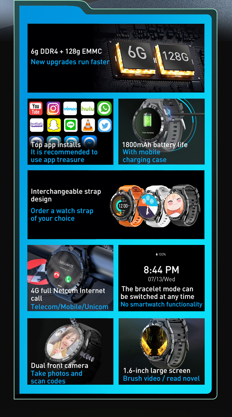 ساعت هوشمند مدل lemfo lem16