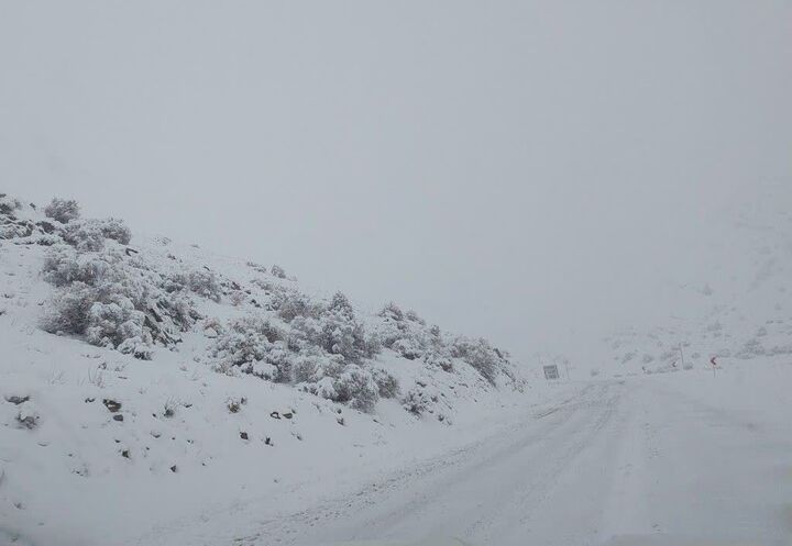 برف چند متری در کوه خلیل ارومیه، روز گذشته