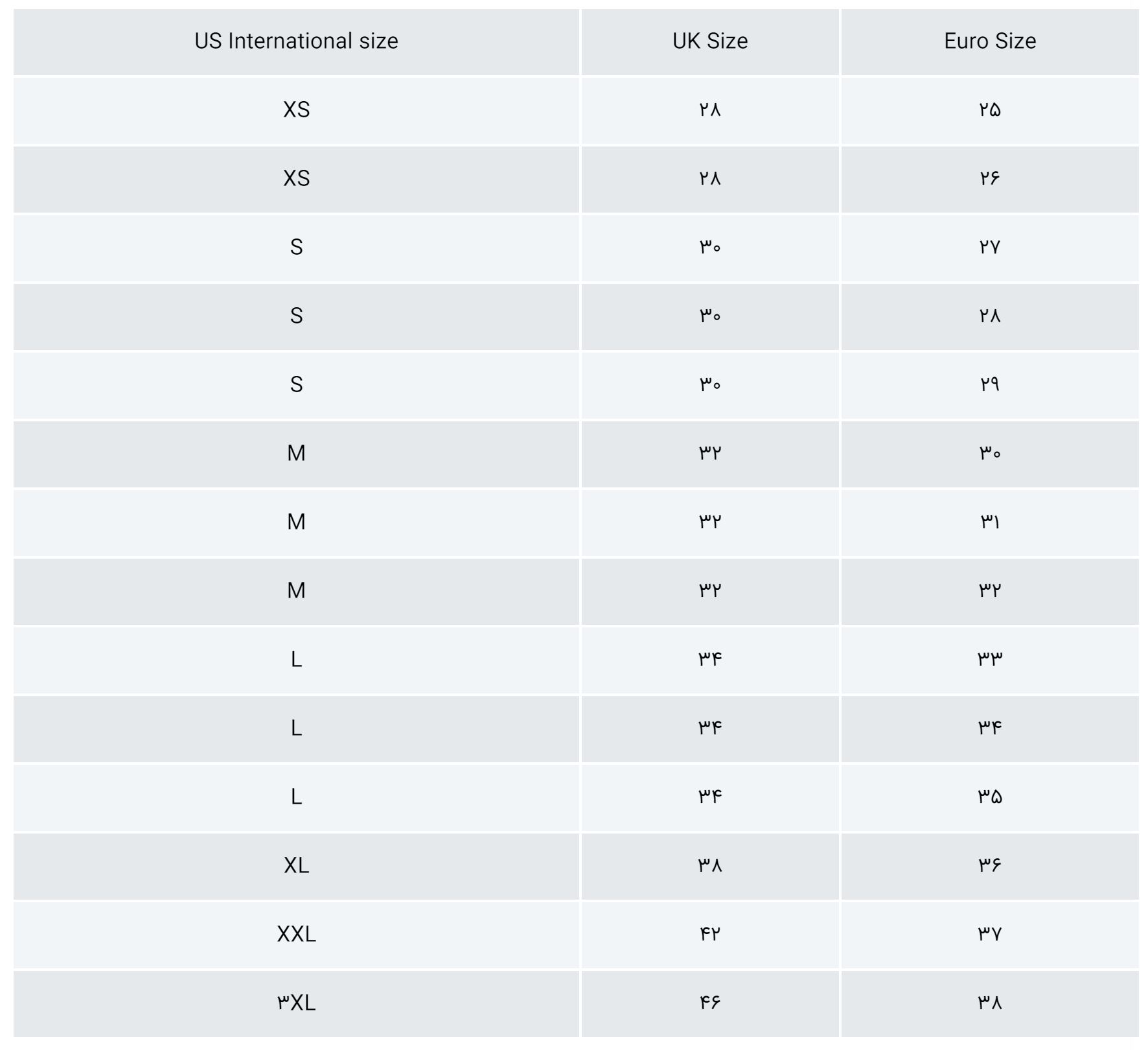 سایز شلوار مردانه را چگونه انتخاب کنم؟(راهنمای جامع سایز شلوار)