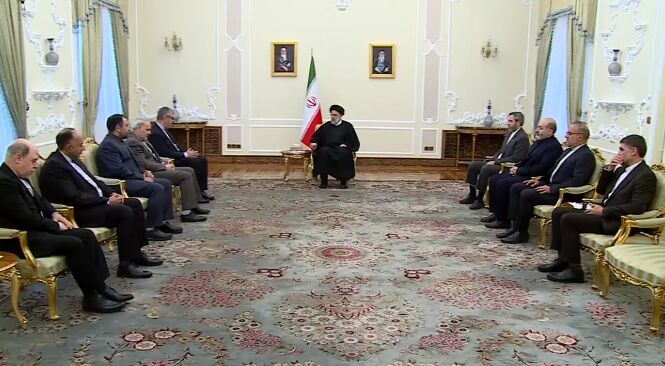دیدار ۷ سفیر جدید ایران با رئیس جمهور
