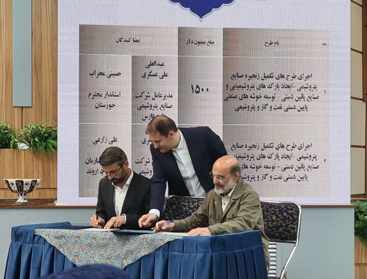 انعقاد تفاهمنامه فی مابین سازمان منطقه آزاد اروند و هلدینگ خلیج فارس انعقاد تفاهمنامه فی مابین سازمان منطقه آزاد اروند و هلدینگ خلیج فارس