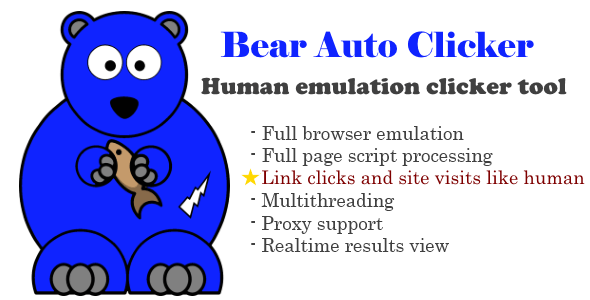 نرم افزار سئو  Bear Auto Clicker