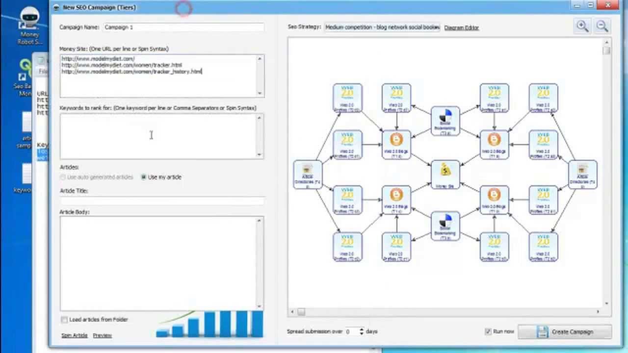 نرم افزار سئو مانی ربات