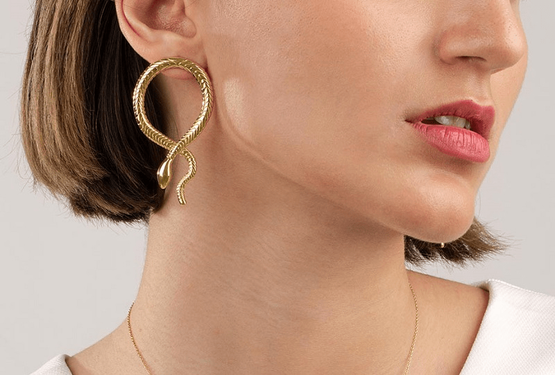 عکس گوشواره طلا پلاگز